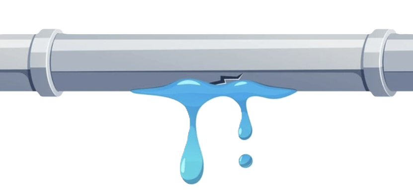 Cast Iron Pipe Leak